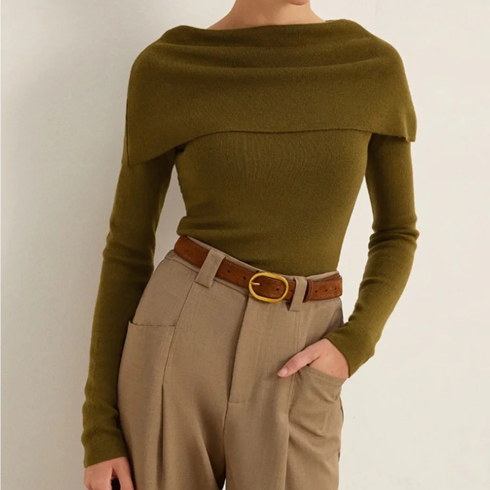 Commense Wool-Blend Skinny Sweater - Picture 10 of 11